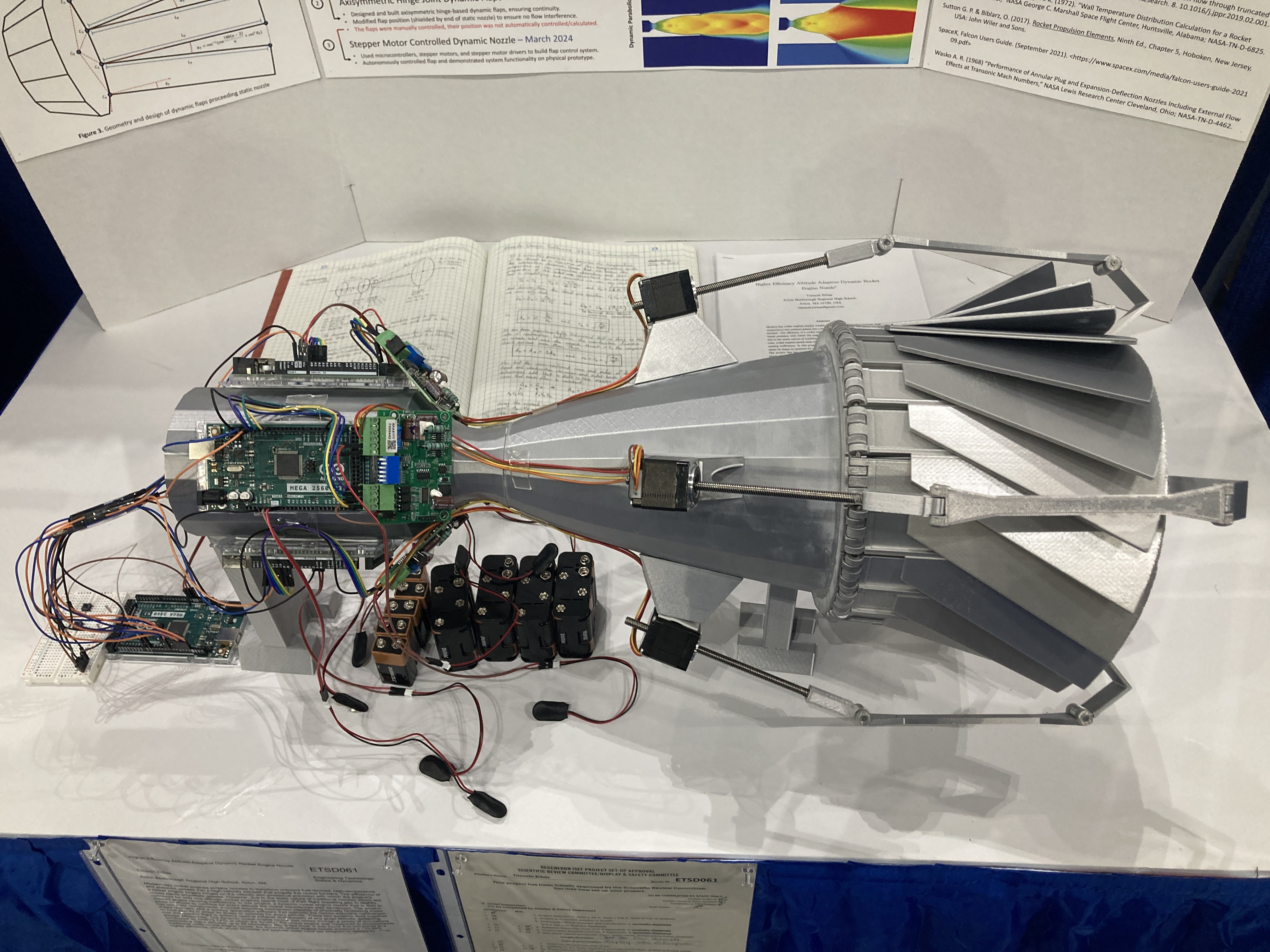 Dynamic Rocket Engine Nozzle